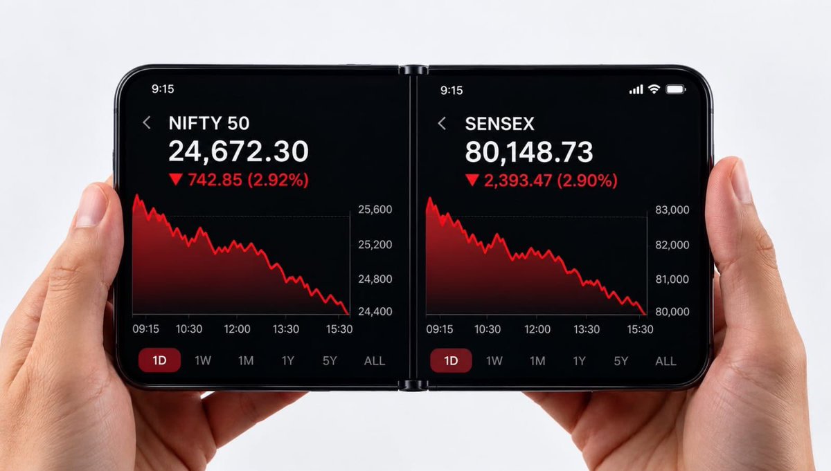 kothariabhishek's tweet photo. #Whatsappforward
Don't just watch Nifty turn red, catch the Sensex dropping at the exact same time with the #AppleDuo. https://t.co/I1wV5AC4z9
