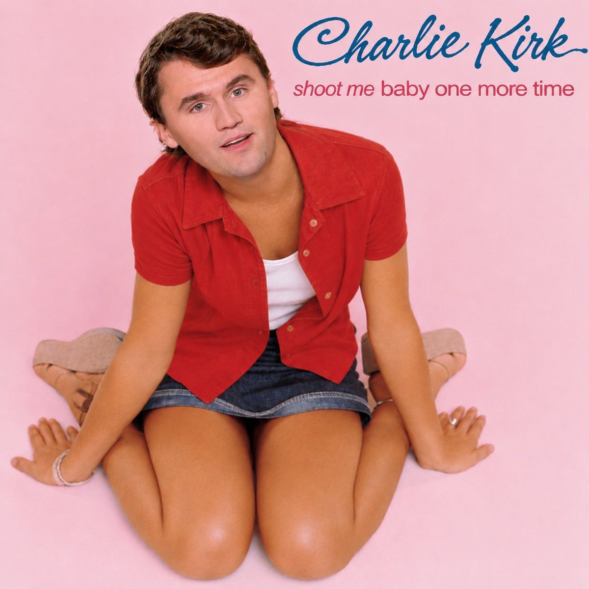 CharlieKirkFaps's tweet photo. come check out my Billboard Number 1 Shoot me baby one more time https://t.co/JkHHCxurmq