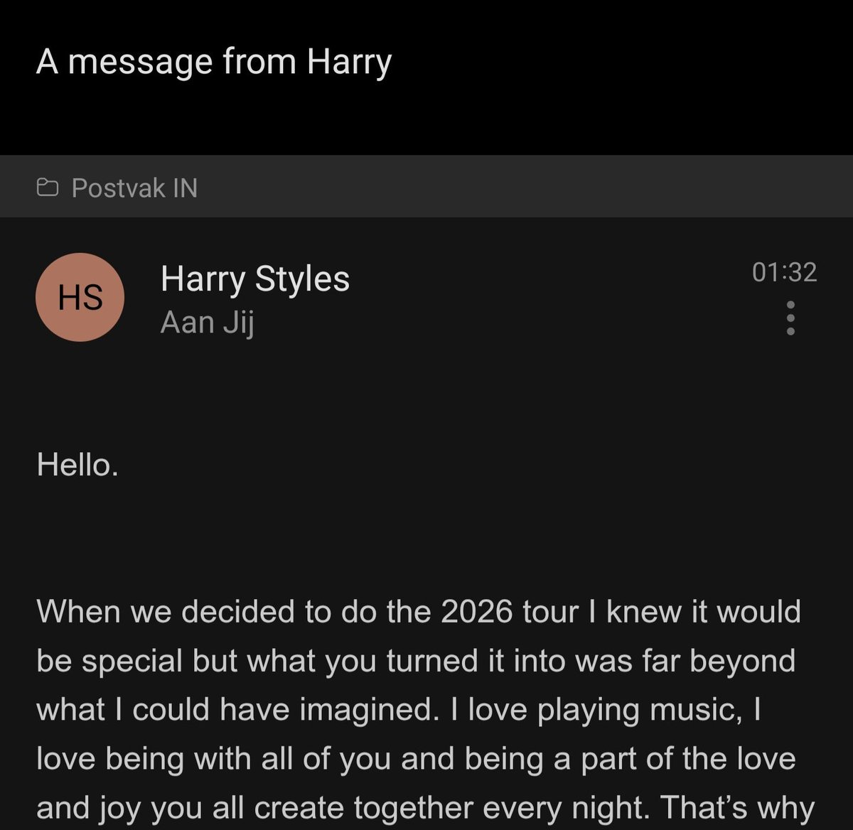 sannenoaHR's tweet photo. harry wdym my email arrived at 0132. https://t.co/6tAsTqveJY