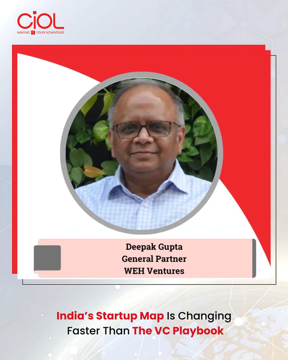 CiOL_News's tweet photo. India’s Startup Map Outpaces VC Playbook
India’s startup landscape is shifting rapidly, expanding beyond metros as Bharat, deeptech, and global markets reshape how investors evaluate the next generation of companies.
https://t.co/xHa1KkQafb
#CIOL #IndiaStartups #VentureCapital https://t.co/lFGKXK5jwb