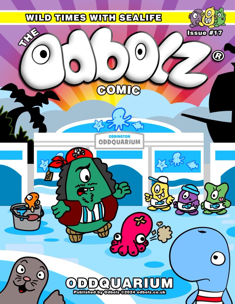 OdbolzComics's tweet photo. Meet #STINKY the #octopus in #comicbook #17 #ODDQUARIUM as a defence mechanism octopusses have. STINKY lost the ability to squirt ink but gained the ability to squirt #flatulence 😆
https://t.co/RL08HyEKcm https://t.co/VC7xdTJbd6