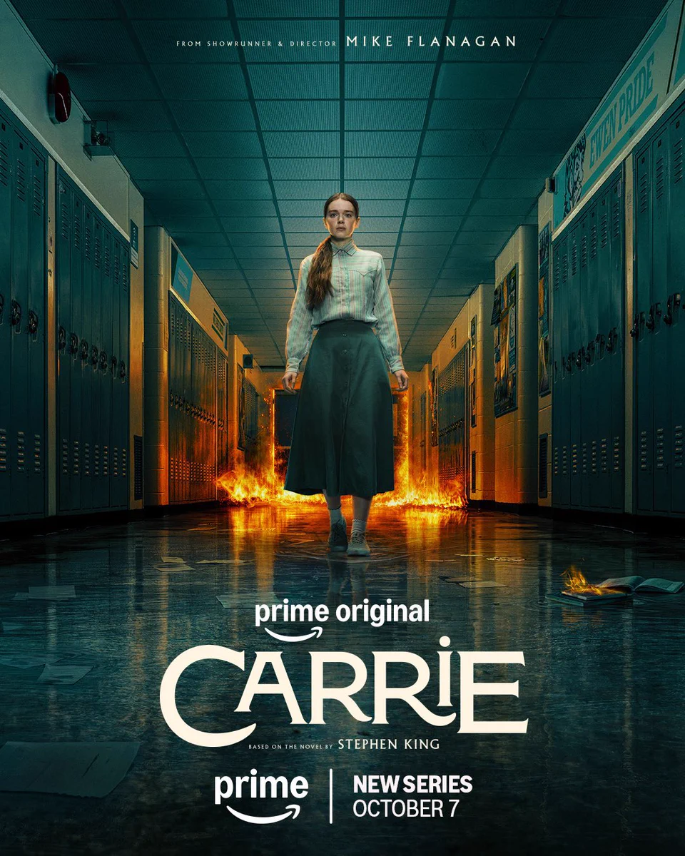 Nuevo póster de 'CARRIE', la nueva serie de Mike Flanagan para Prime Video.
