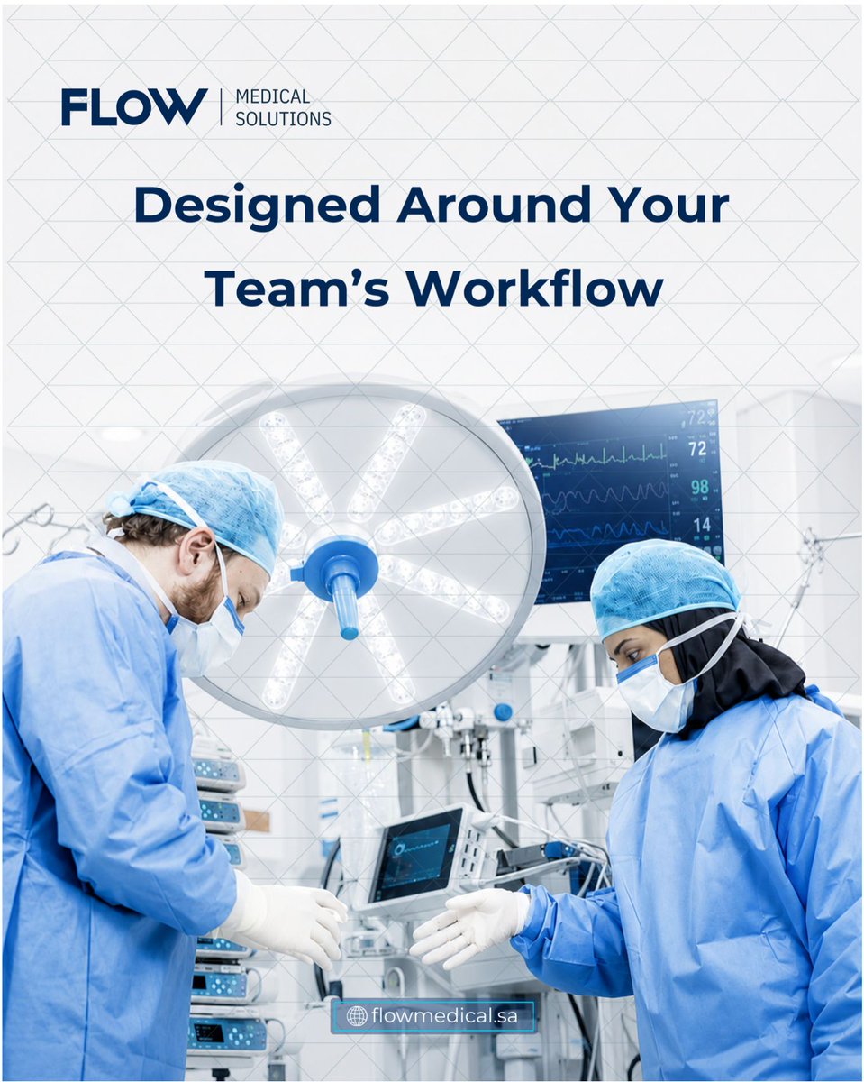 Flow_Medical_'s tweet photo. FLOW CareLines delivers solutions tailored to the unique needs of hospitals, from Imaging &amp; Diagnostics and Advanced Operating Rooms to Cardiology, CSSD, Women's Health, and more.

#FlowMedicalSolutions #SaudiHealthcare #Vision2030 #HealthcareExcellence #InFLOWenceTheFuture https://t.co/5Gz5XJWoLq