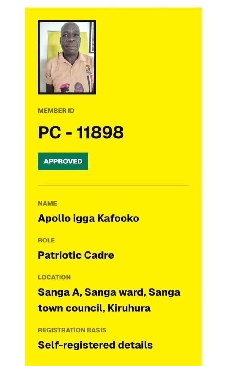 ApolloKafoogic's tweet photo. Patriotic cadre Card approved https://t.co/GxoalE0fRg