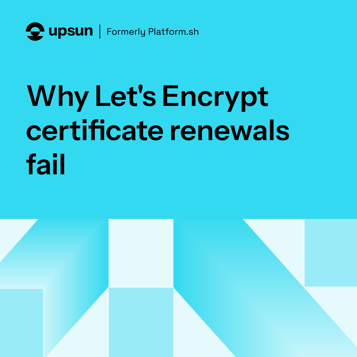 upsundotcom's tweet photo. Let's Encrypt certificate renewals usually fail for the exact same handful of recurring reasons. 💡 Check out how the HTTP-01 challenge works and what breaks it, from forgotten AAAA records to CDN rules. ⚡ 👉 https://t.co/ejdDfXan3n #DevOps #LetsEncrypt #WebDev #Security https://t.co/NYOyn0AXCM