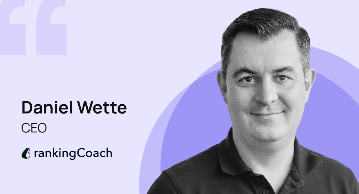 InterNetX's tweet photo. Rankings used to mean clicks. Now the AI answers and the click never happens 🔎

There's no page two in an AI answer. @rankingCoach_EN CEO Daniel Wette on why the #domain matters less as a ranking factor and more as the anchor for every AI signal 📈
https://t.co/9QYMmYtsEK https://t.co/tCzoIGuHBn