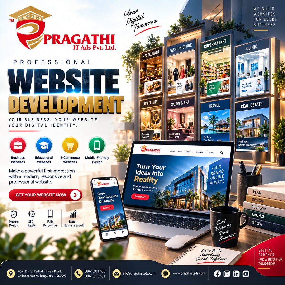 pragathiitads's tweet photo. Your Business. Your Website. Your Digital Identity. 🚀
Get a modern, mobile-friendly, and SEO-ready website built to grow your brand and drive sales.
🌐https://t.co/SF4plMCcZA📞+91 8861215361 
#WebDevelopment #BusinessGrowth #PragathiITAds #WebDesign https://t.co/Hyf5VJV8Ld
