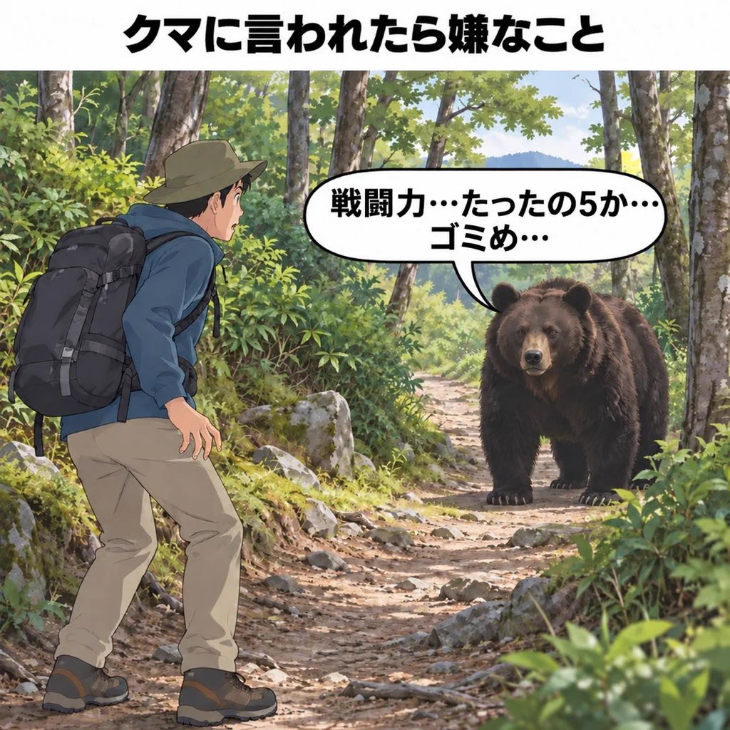 大喜利王 в X: „【お題】 クマに言われたら嫌なこと“ / X