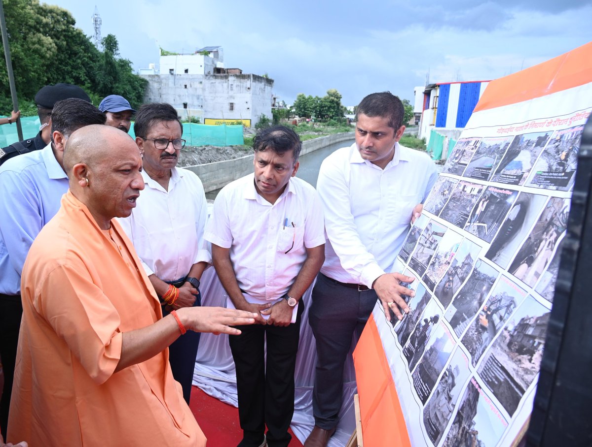 DivisionUpjn's tweet photo. Visit of Hon'ble Chief Minister Sir, UP on Dt 22.07.2026 at Gordhaiya Nala Project https://t.co/U5X9RzTGzz