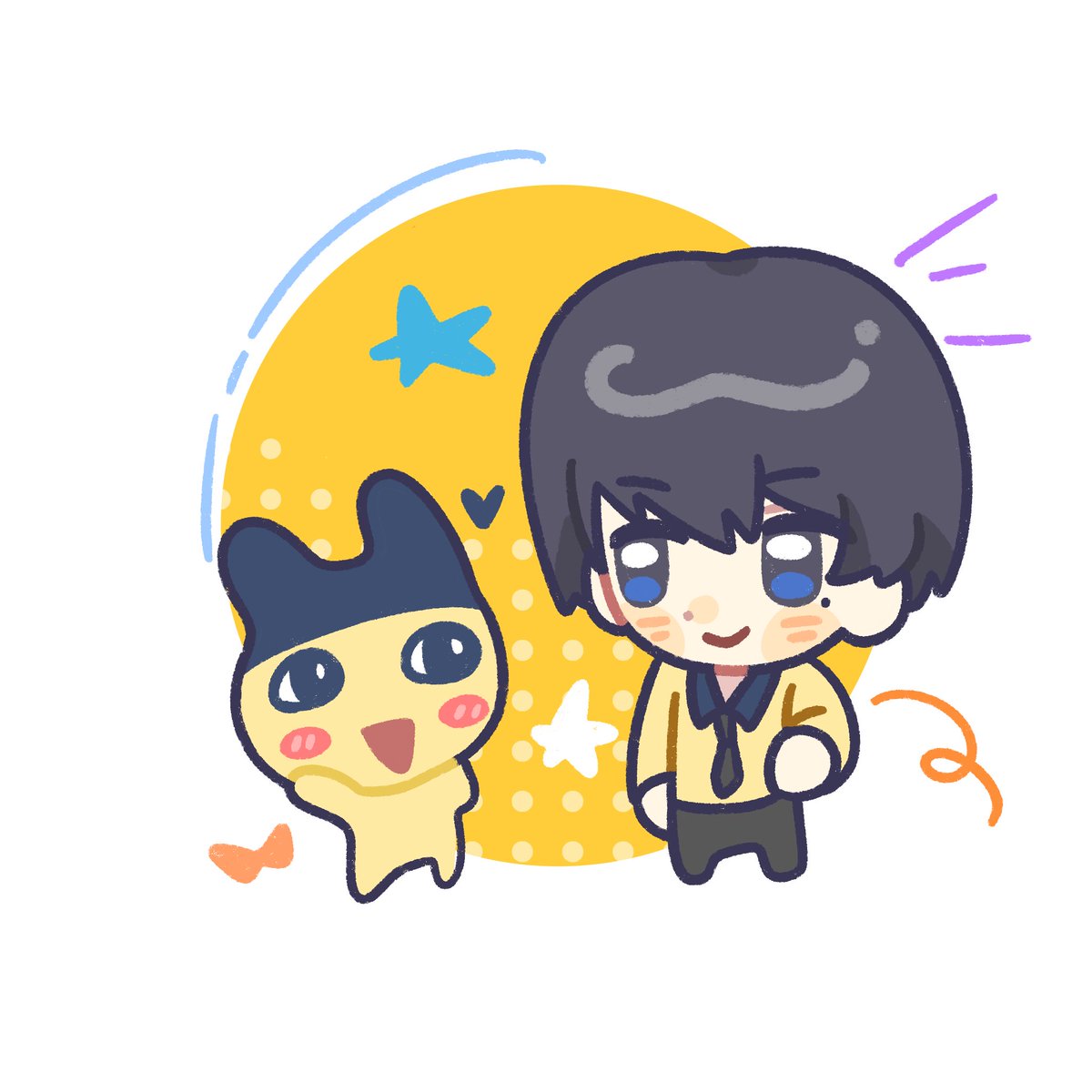 Yuiri_1123u's tweet photo. unison x tamagotchi https://t.co/mYObrqYezh