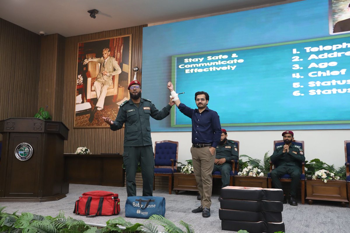 ndmapk's tweet photo. The National Disaster Management Authority (NDMA) has successfully concluded the Second Master Trainer Course on “DRR for Volunteers” under the TAYAR Project. https://t.co/ner1ynsD8i