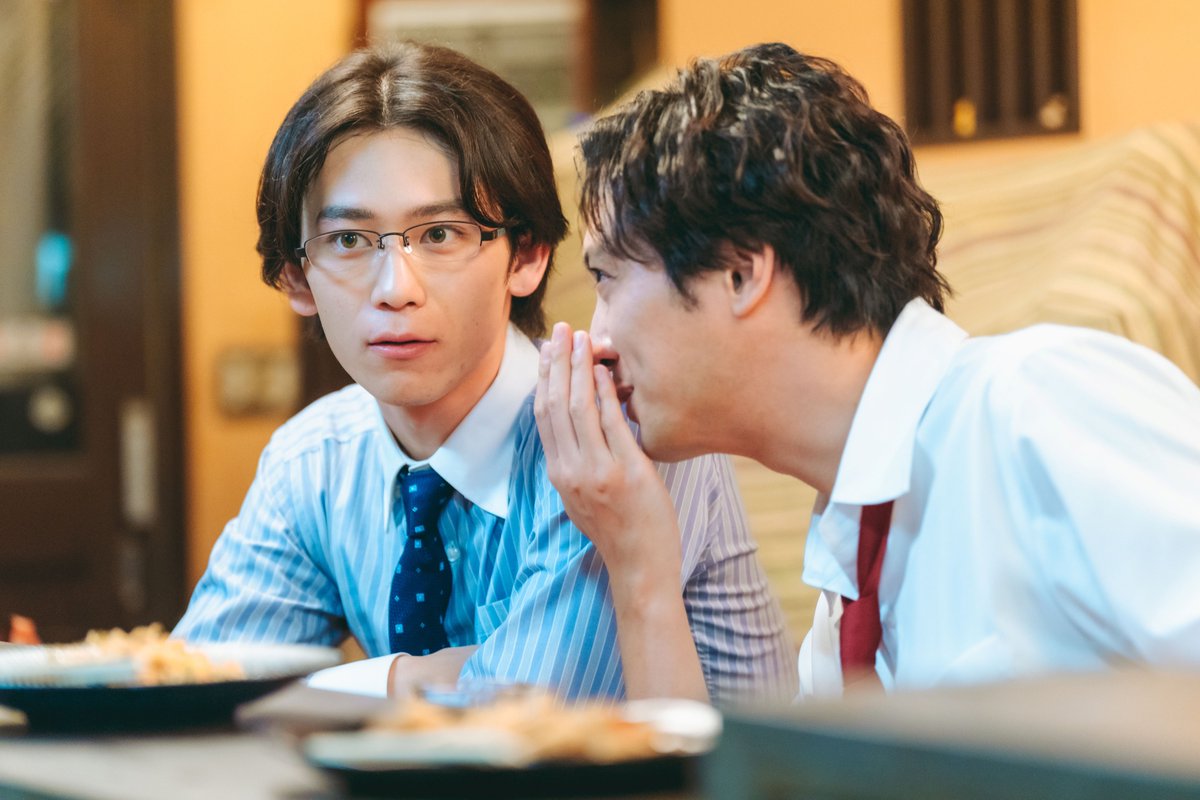 dramaL_abctv's tweet photo. #キスは捜査のあとで
🚨捜査日誌🚨

多古井と大前田
塩野とジョージ

新登場の２人が
🧂🐙の関係を
惑わせる⁉️😨

第7話見逃し配信中💫
🔗https://t.co/MOdHUFDl6p

#キスあと #渡部秀 #齋藤璃佑 #渋江譲二 #小方蒼介 https://t.co/Ci47PUC5mG