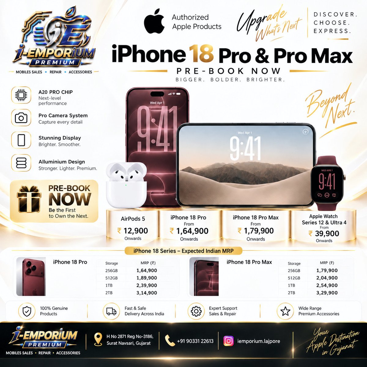 iEmporium_iOS's tweet photo. #Apple #appleeevent #iphone18 https://t.co/ENXaD4n3d8