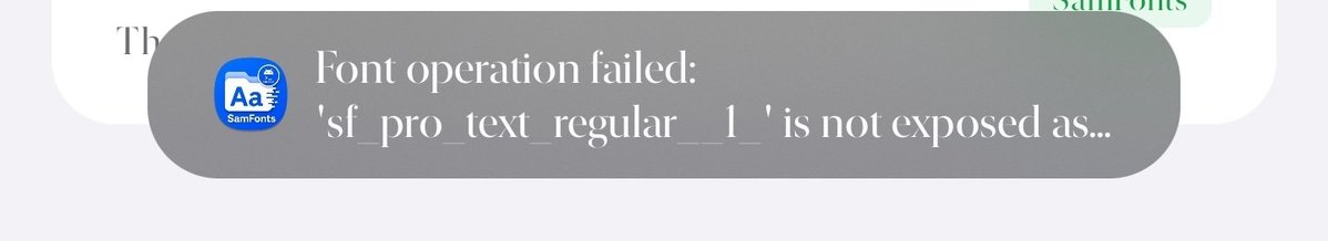 FrostXERROR's tweet photo. @fahadalijaved Brother, can you tell me how can i fix this?
Or send me a apple font that I can use on my S25U. Thanks 😊 https://t.co/wXIqOZXQnD