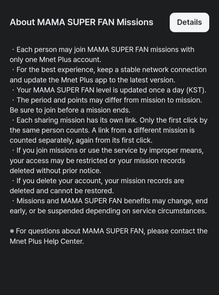 ENHYPENVTID's tweet photo. 📢2026 SUPER FAN

ENGENEs, cek akun Mnet+ kamu untuk melihat apakah kamu terpilih menjadi Super Fan! 🙌🏻

Ikuti misi dengan share link sebagai Super Fan👇🏻

Benefits Super Fan
- Hak istimewa untuk memilih nominasi FANS'CHOICE
- Kartu ID khusus bersertifikat MAMA SUPER FAN

#ENHYPEN https://t.co/3JZTh63jSD