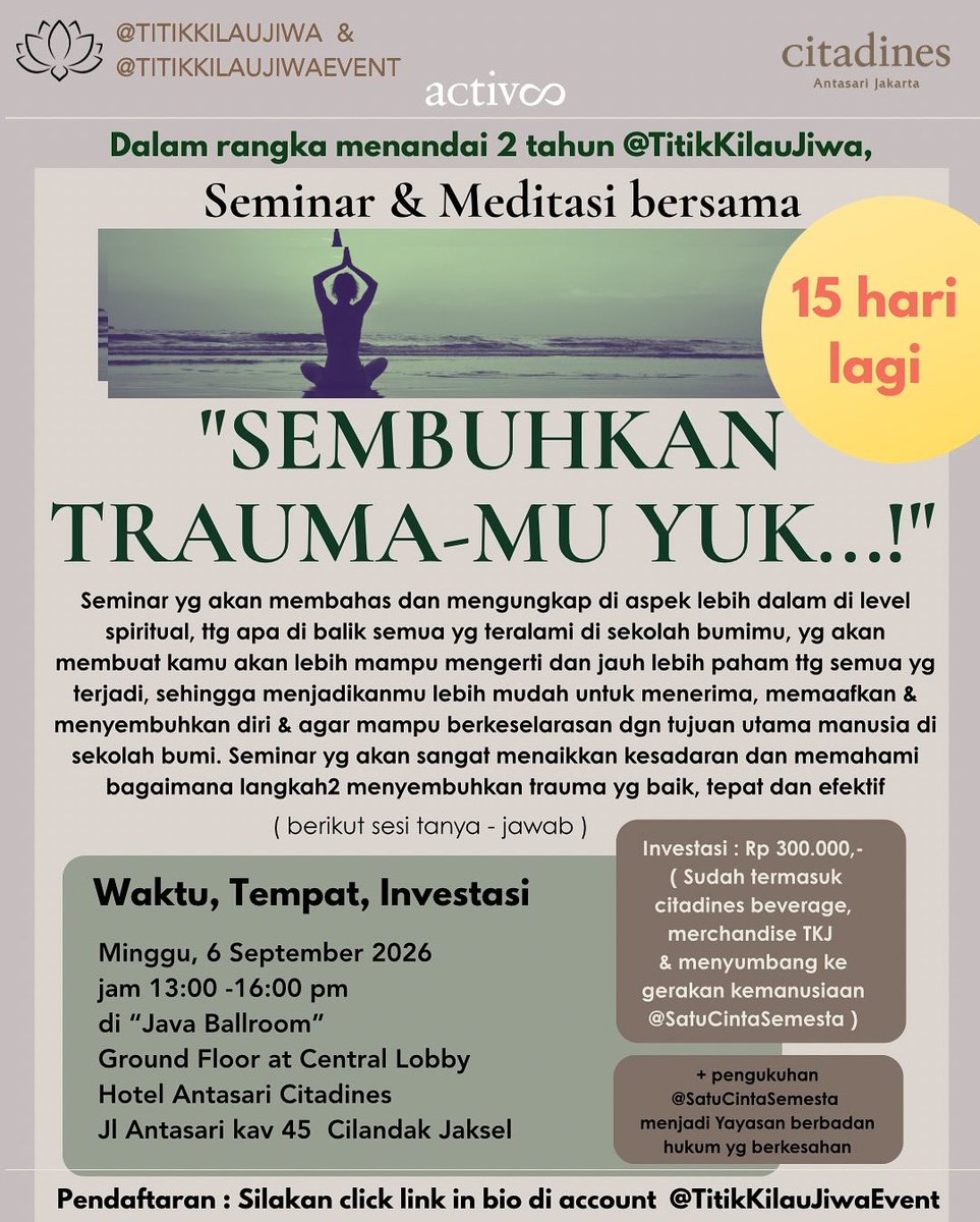 EliasBlevapn's tweet photo. Register via the link in bio 
@titikkilaujiwaevent https://t.co/Z8pS1awHFr