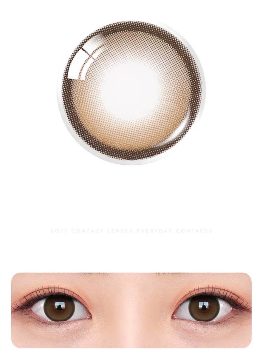 apricotPm's tweet photo. 착용감 좋은 극강의 가성비 렌즈 추천 
한달용 / 10,000 (2ea)

• 오렌즈 - EOTD 모카 브라운 
- 그래픽 직경 13.8mm
- 체감 직경 13.8mm

일본 렌즈 꼈을때 마냥 안광장착 된 눈을 만들어줌 
초롱초롱해 보이는게 특징이고, 
자연스러운 그라데이션의 하이라이트 렌즈
직경이 큰 편이라 생얼에선 티가 나지만 
메이크업 하시는 분들께 대추천합니다🫰🏻 
이거 정말 일본 렌즈같어...
 
컬러는 총 세 가지! 
직경 큰 브라운 렌즈 좋아하시는 분들 추천해요