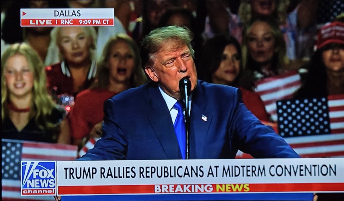 vitkomazzetti1's tweet photo. These are probably the news that every American wanted to hear since the start of the conflict in Iran. During the Convention in Dallas last night, President Trump announced that since our country is doing great, a dividend of $5000 will be given to every adult citizen in the USA https://t.co/ALuBALPDun