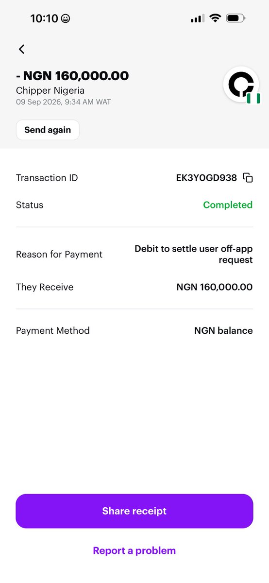 the_eroos's tweet photo. @onoja_nathaniel @chippercashapp @HSerunjogi @fccpcnigeria @officialEFCC They debited me without crediting my account 
@chippercashapp @officialEFCC https://t.co/vccm2BxS2l