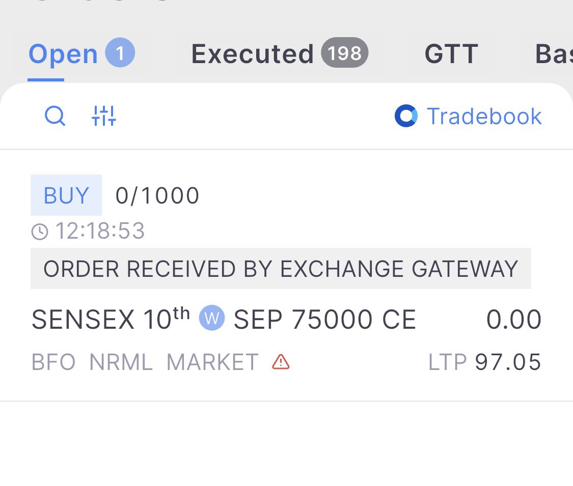 aakankshalovely's tweet photo. @zerodha 75000ce premiums not getting updated and it’s exit order is not getting executed?? Revert 
@zerodha

Showing this https://t.co/hHVTv5qe3b
