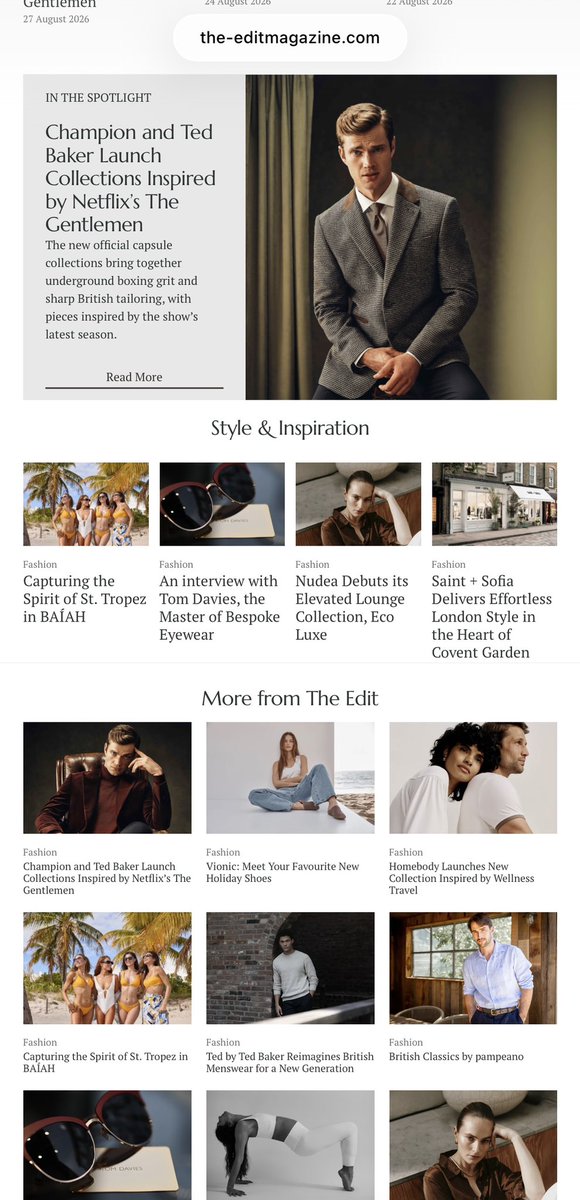 Freelancing_Sar's tweet photo. The Edit Magazine would like to be added to media lists covering: travel, hotels, restaurants, fashion, tech, wellness, and home/living.

🔗 https://t.co/bGsdkRVySz

Email: hello@the-editmagazine.com

#journorequest #prrequest #propportunity #editorialrequest #mediarequest https://t.co/q6JVJsimWK
