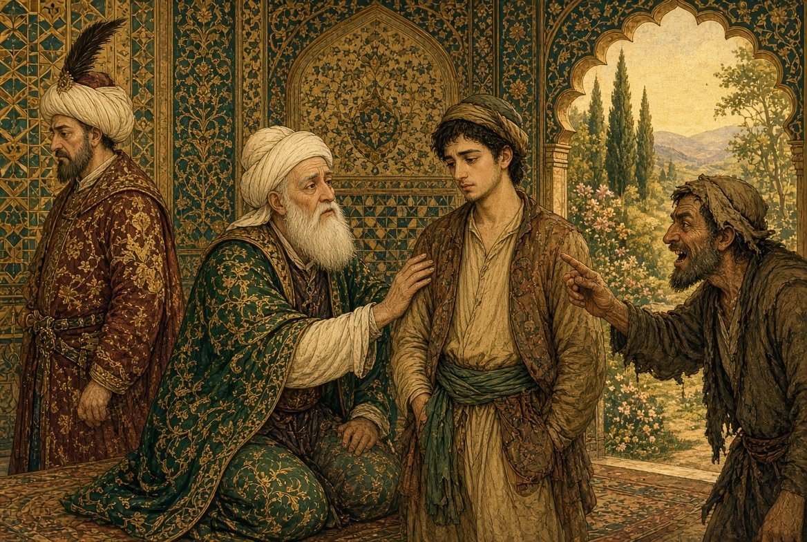tolgaakpinar's tweet photo. “Ey oğlum! Şeref­li kimseyle şakalaşma, sana kızar. Düşük kimseyle de şakalaşma, hakaret eder.”  

- Dil Belâsı, İmam Gazali https://t.co/iFfzw4dwMF