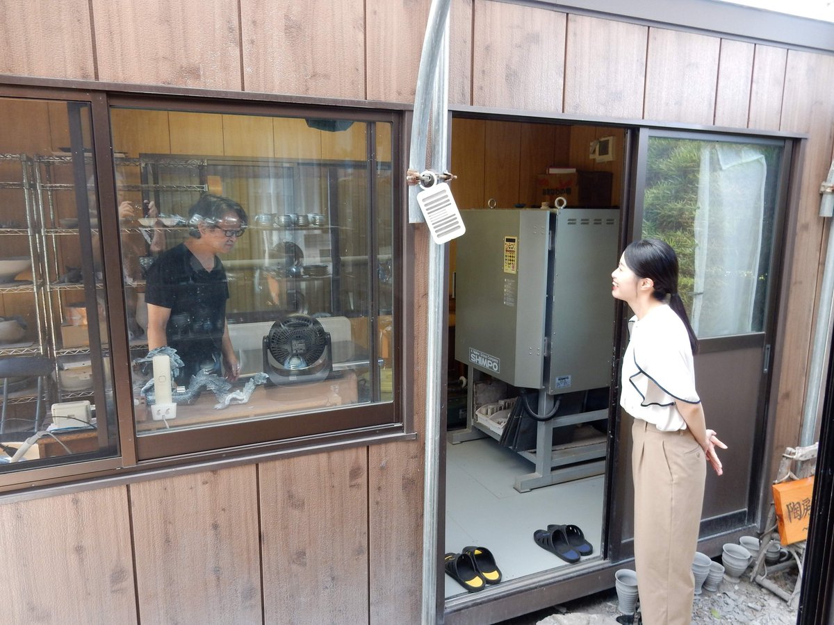 shusei1970's tweet photo. KKT熊本県民テレビさん
川又優アナウンサーに
取材していただきました。
ありがとうございました。
日時など詳細は後日お知らせします。 https://t.co/1UsLYdEyxJ