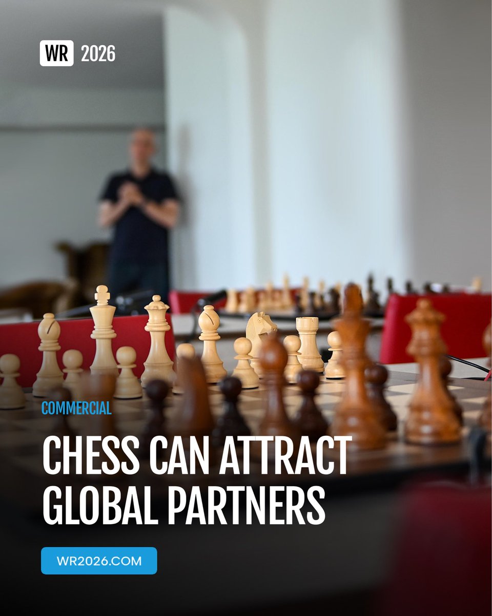 WR2026official's tweet photo. FIDE should not limit its commercial ambition to chess-related or technology partners. Chess has the reach, positive image and intellectual value to attract credible international partners from a much wider business field. That creates an opportunity, but only if it is approached professionally.

That can include industries such as aviation, banking and financial services, education, media, hospitality, logistics, fashion, energy and technology.

Major partnerships should be developed professionally and be subject to appropriate reputational, legal and governance review.

For WR 2026, commercial growth is not an end in itself. It must serve chess, players, development and Member Federations.