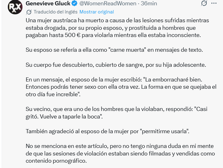 generoenaccion's tweet photo. Pregunta 100% seria: ¿Qué os pasa por la cabeza a los hombres decentes cuando leéis esto? ¿Qué pensáis que podéis hacer para pararlo? ¿Con no ser vosotros os quedáis tranquilos? ¿Qué haríais si un amigo, conocido o compañero os invitara a... eso? https://t.co/QNxU5sLPAk