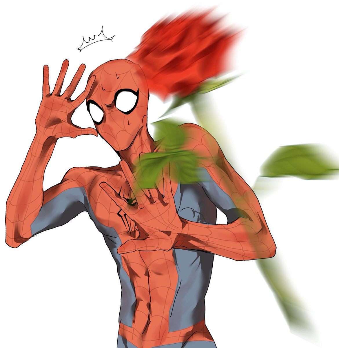 sseum12477106's tweet photo. 장미 던져 #spideypool #dpsp #덷거미 https://t.co/27g1ThsqHO