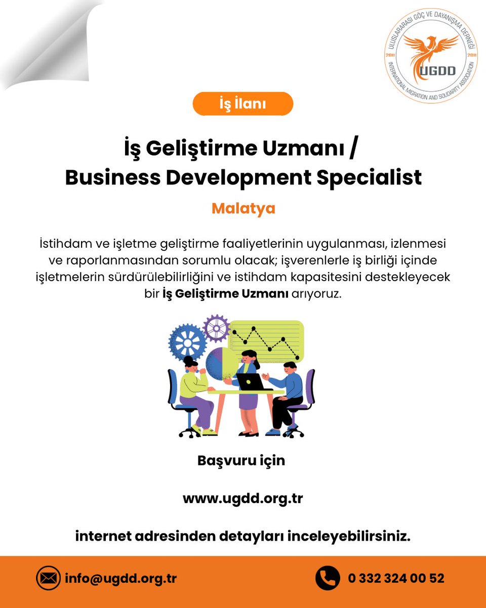 ugdd_imsa's tweet photo. 📢 EKİP ARKADAŞLARI ARIYORUZ!

Uluslararası Göç ve Dayanışma Derneği (UGDD) olarak ekibimize yeni çalışma arkadaşları katıyoruz! 🤝

🔹 Proje Sorumlusu
🔹 Saha Sorumlusu
🔹 İş Geliştirme Uzmanı

📌 Başvuru detayları ve pozisyonlara ilişkin tüm bilgiler: 👉https://t.co/uPi7iTPQFF https://t.co/MiDQUO0THI