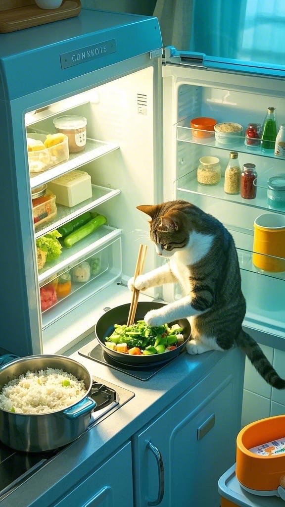 preta_chaves's tweet photo. Just found a warm half-empty mug of tea on the counter and my tiny cat’s perched on the dish rack like she’s helping dry plates – best unexpected domestic cozy win today. https://t.co/mfPUkJycoa