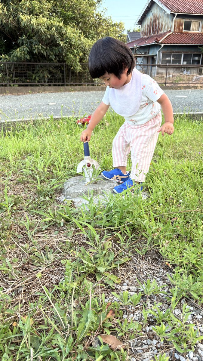 shigeeru731's tweet photo. 自宅🏠の庭のロトの剣🗡️ 
消防士→❌
警察官→❌
鳶職→❌
塗装屋→❌
甥っ子→❌

未だ誰も抜けない。やはり勇者が現れるまで待つしか無いか。 https://t.co/s7FFL3fWlG