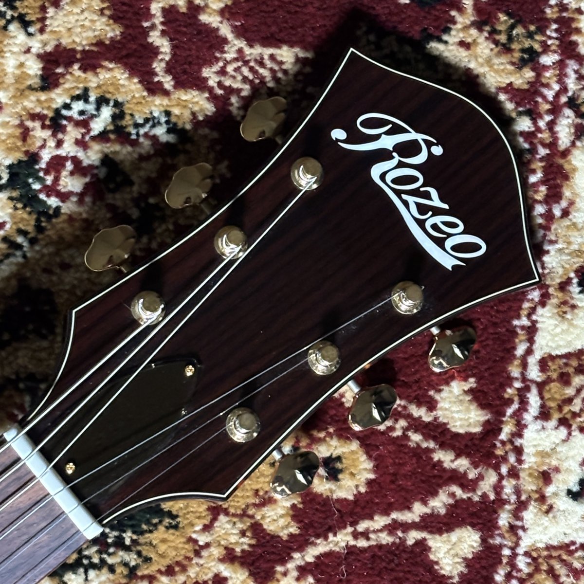 shima_nagakute's tweet photo. #Rozeo Ladybug Mahogany
寺田楽器のオリジナルブランドRozeoの薄型フルアコが中古で入荷!
2.01kgという驚異的な軽量さ、豊かな生鳴りが大変魅力的です🐞 https://t.co/bDSu4bdkC9