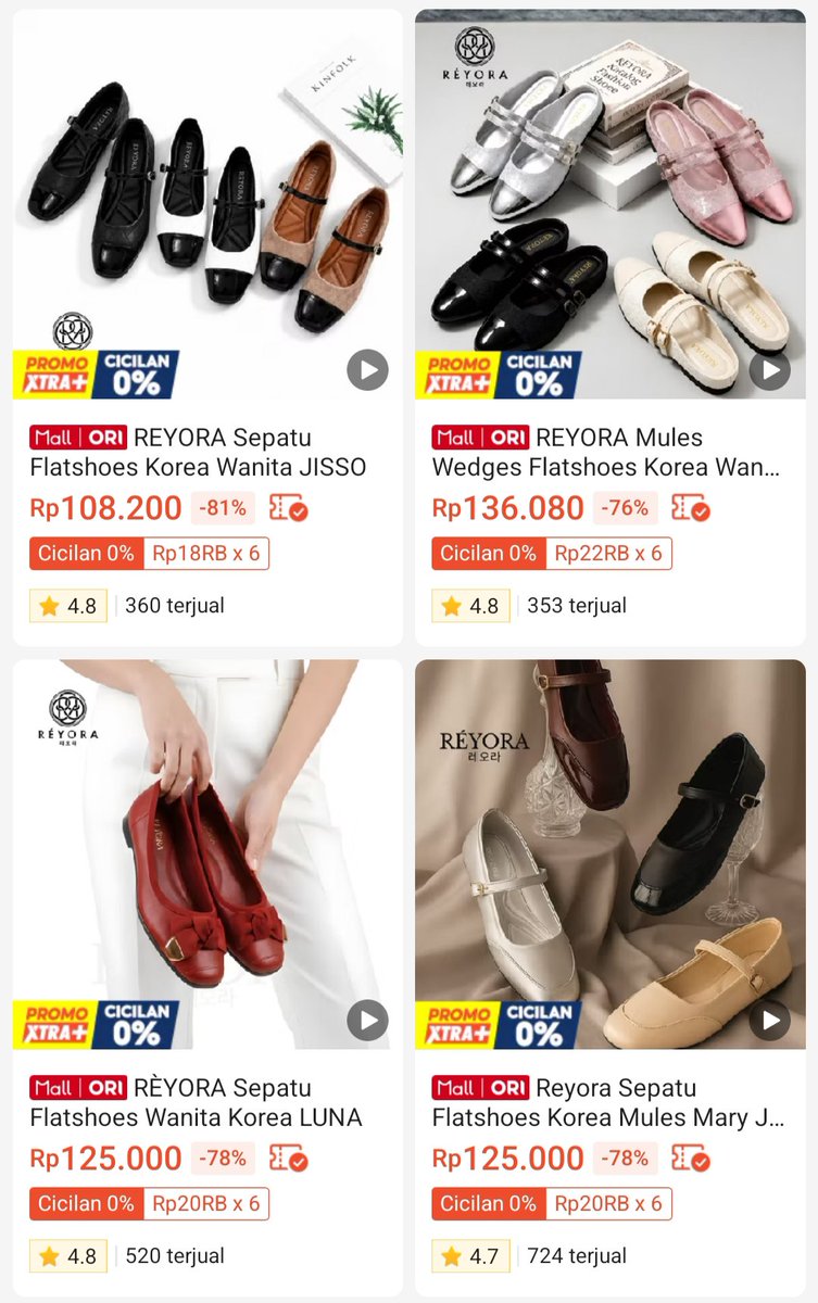Plan4BetterU's tweet photo. Mau spall spill lagi nih guys 🥰
yg  lagi cari flatshoes gemess, nyaman, worth it ✨ wajib kepoin 4 toko ini👇👇
- REYORA https://t.co/VOJ84TctYa
- Rowey https://t.co/9wj0sLX04H
- Sakaki https://t.co/teVWx3eDMs
- Chelltic https://t.co/LOnFcbZHHb https://t.co/QUIEdcnGOX