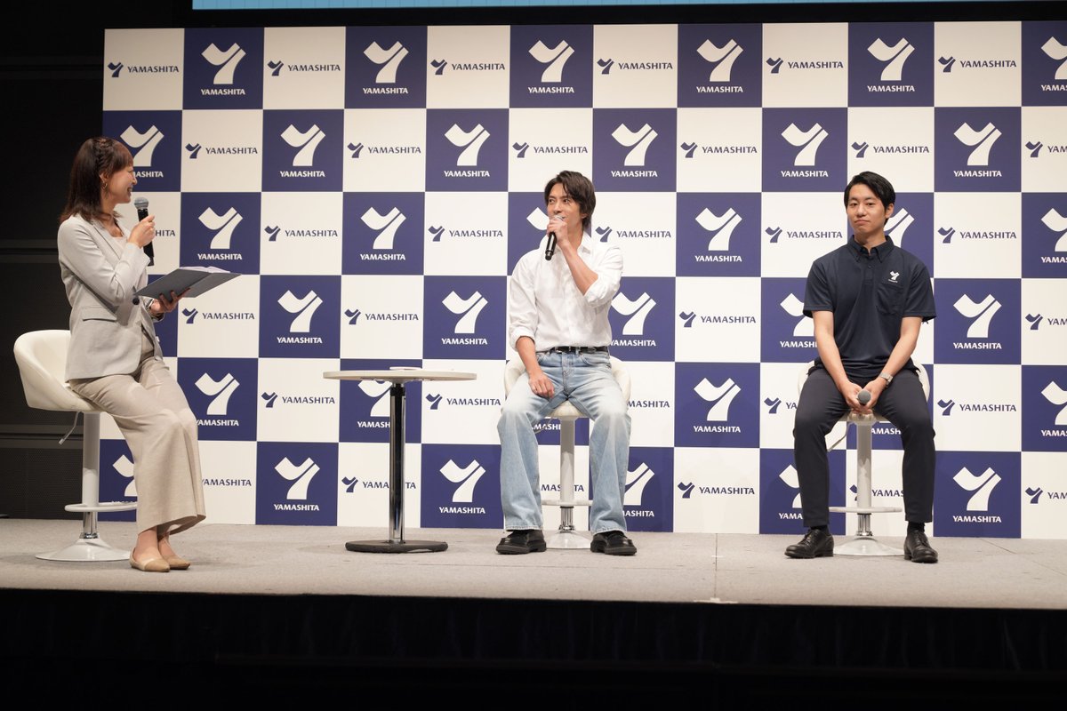 ai_k's tweet photo. 「CMでは合計15回くらい飛んだ🏃」
山下智久さん「ヤマシタ」新CM発表会に登壇、CM撮影秘話語る

https://t.co/WDDnf0lQPC

🎥ジャンプが見れる新CMの動画、メイキング＆インタビューは👇
https://t.co/qoShfwdENe

#山下智久
#ヤマシタ https://t.co/xbwBBRChHe