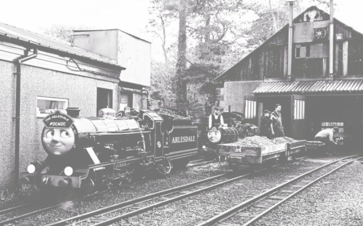 BygoneSodor's tweet photo. Synolda on their first visit to the Arlesdale Railway in 1981 https://t.co/r16ZNPUmWf