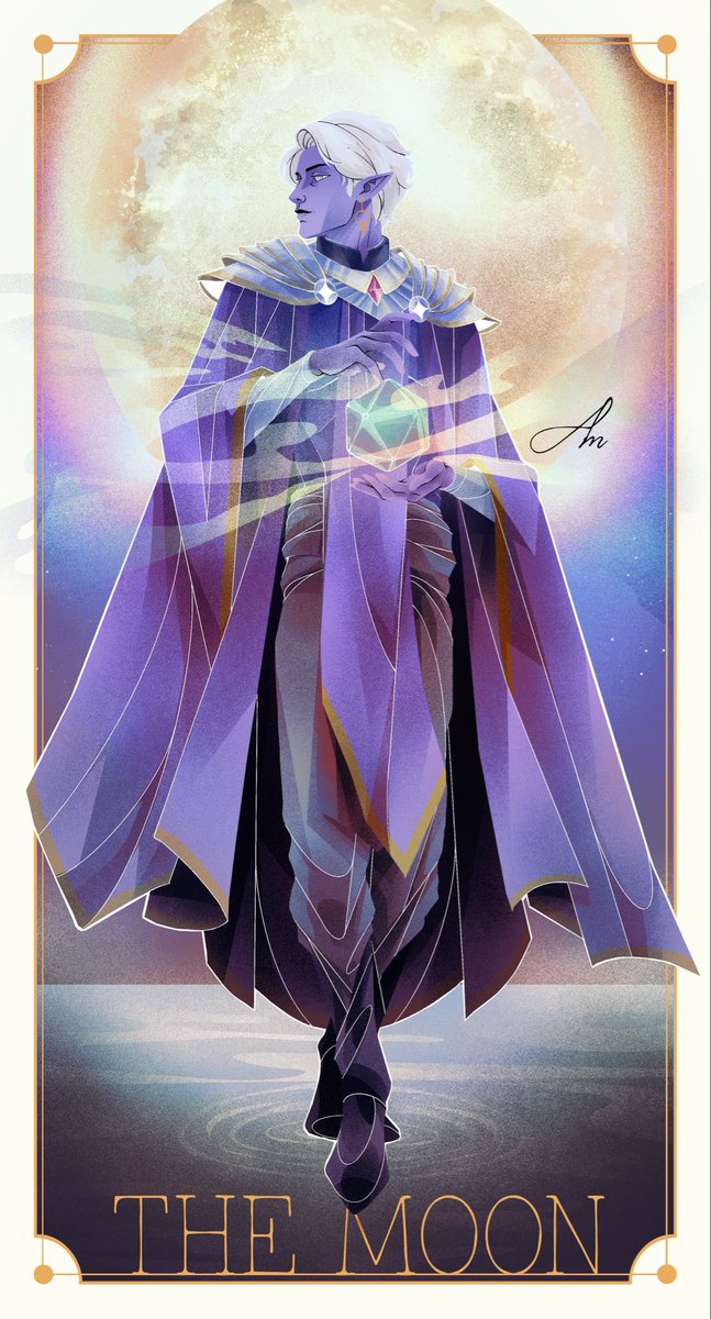 millieartworks's tweet photo. #essekthelyss as “The Moon” tarot card https://t.co/bINbfqyph8