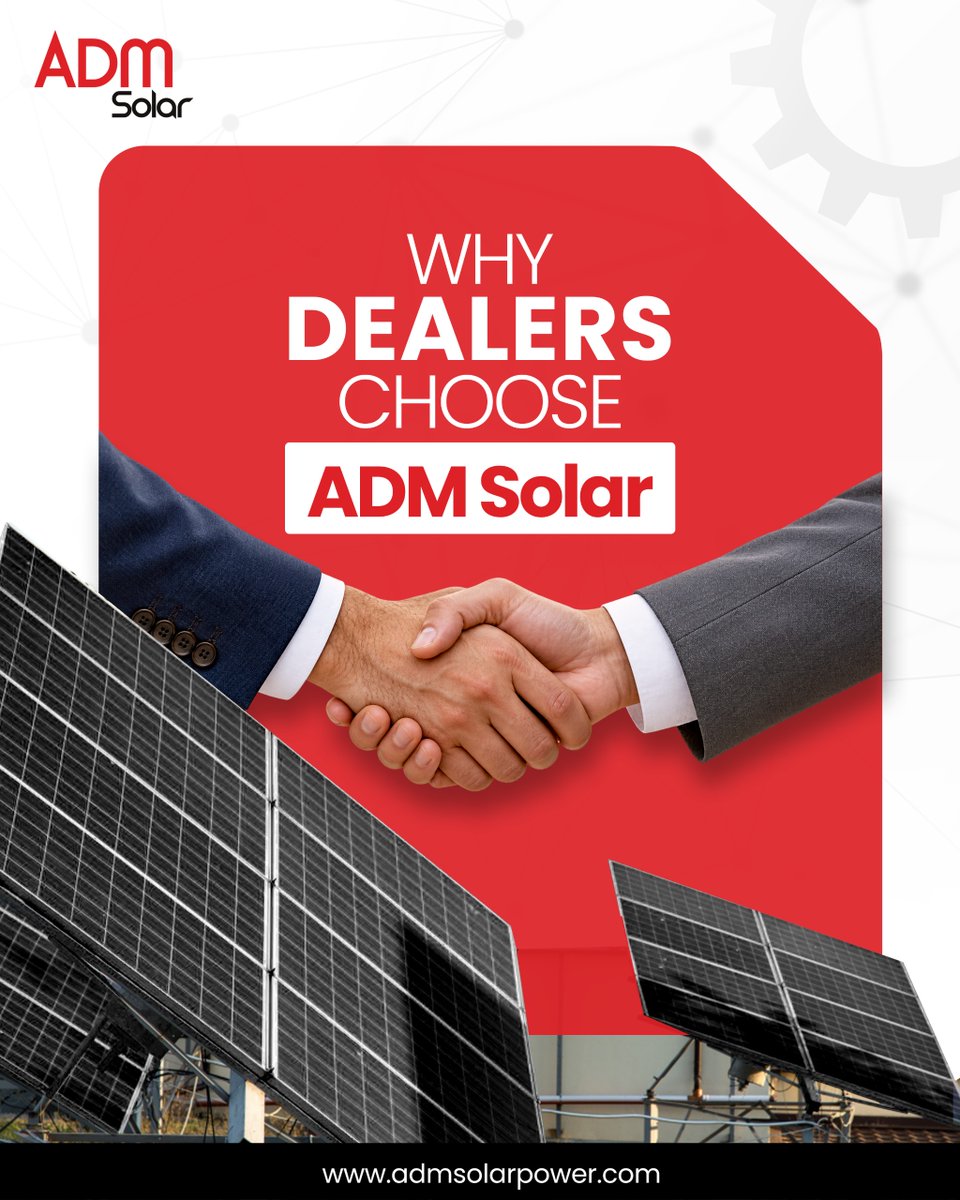 ADMSolarPower's tweet photo. Behind every growing solar business is a partner who shows up.

From dependable supply to consistent quality and timely support, ADM Solar helps dealers and EPCs build stronger businesses and lasting customer trust.

Grow with ADM Solar. ☀️

#ADMSolar #SolarBusiness #SolarPartner https://t.co/eESmapC3pt