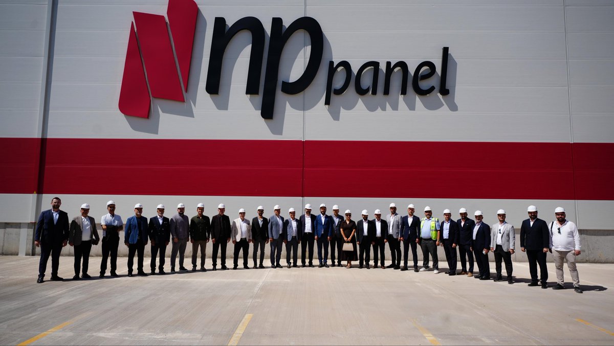 nppaneltr's tweet photo. Şubeler Tanışma Programı kapsamında, MÜSİAD Ankara ve MÜSİAD Eskişehir Şubelerini NP Panel olarak ağırlamaktan memnuniyet duyduk.

Program kapsamında, yeni kurulan Poliüretan Sandviç Panel Üretim Tesisimizi gezerek üretim süreçlerimiz, hakkında bilgi paylaşımında bulunduk. https://t.co/Az6QHGI2s8