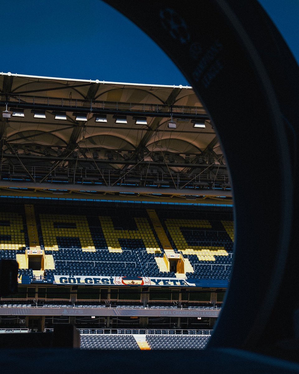 Fenerbahce's tweet photo. 🏟️ Evimiz, Şampiyonlar Ligi’ne hazır! 

🔜 #UCL #FBvROM https://t.co/6ShV2Lo9m3