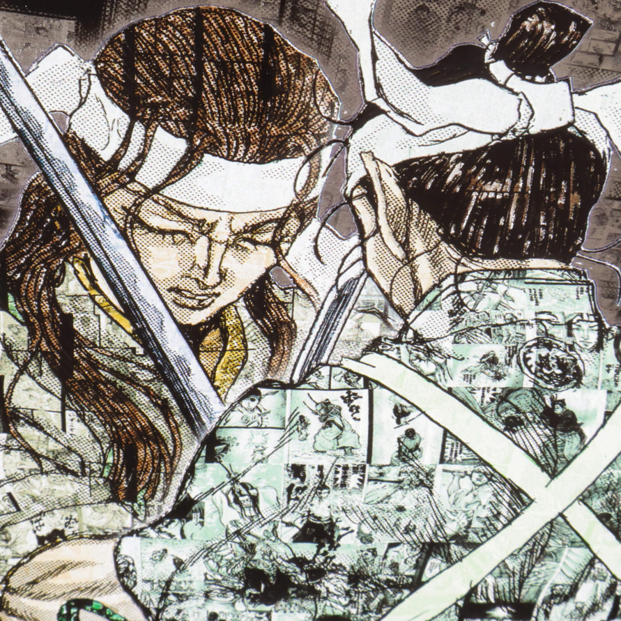 gaaat_art's tweet photo. 「武士道はシグルイなり」
相対する異形の剣士、藤木源之助と伊良子清玄。

山口貴由先生の圧倒的な画力で描かれる狂気と残酷美の極致を、
重厚な金属の質感と融合したアートでご体感ください。

名古屋展は9/25(金)開幕！

▼詳細・予約
https://t.co/8KsVF84jb7

#シグルイ https://t.co/Zx3CSt0VxX