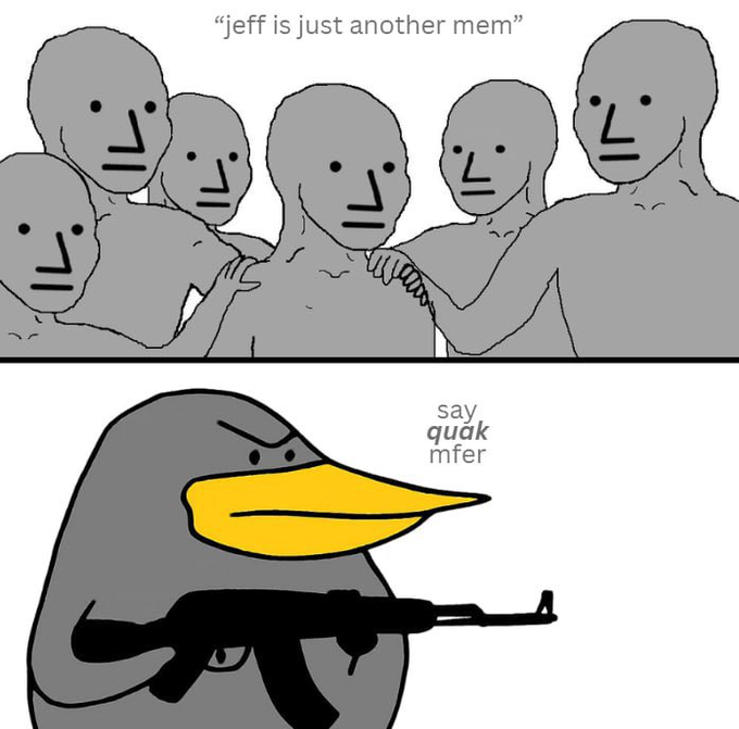 MSPaintDuck's tweet photo. quak quak mfer

- Jeff https://t.co/uOOgdI0XJi