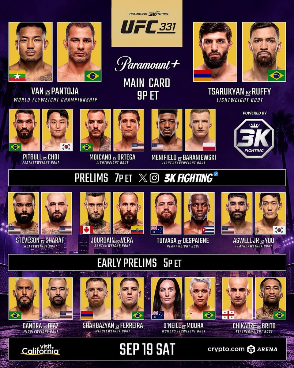 mmahoje_'s tweet photo. Falta APENAS 1 semana para o #UFC331 https://t.co/gwOQupSGKD