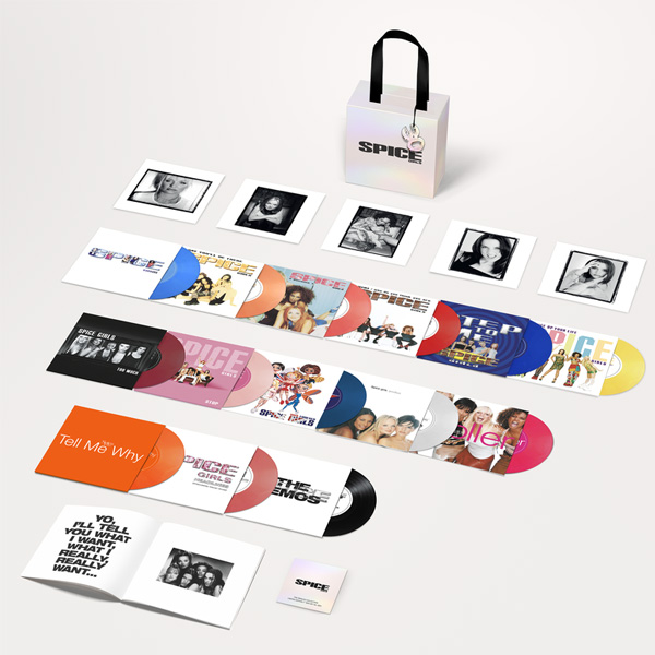 feirinhavinil's tweet photo. As Spices Girls lançaram um boxset em vinil com TODOS os singles da girlband, incluindo b-sides e demos não lançadas oficialmente! https://t.co/mZXGMkS7QA