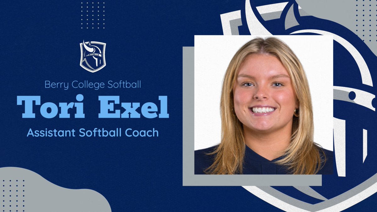 BerryVikings's tweet photo. Tori Exel has been named the new Assistant Coach for @BerrySoftball. https://t.co/Wq5NBeXgz1