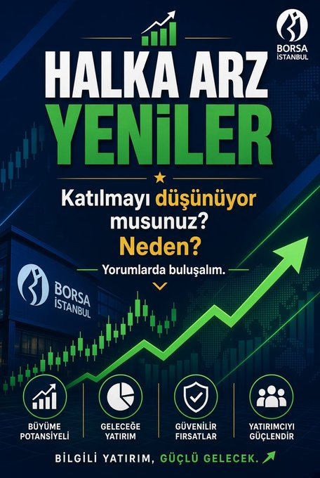 22Nctm's tweet photo. ✅Hangi #halkaarz ‘a katılmayı düşünüyorsunuz?
#bist100 #borsa  #xu100

Herkes fikrini beyan etsin lütfen sonuçları yarın paylaşırım ✍️

Hiçbirine katılmıyorum diyen varsa yoruma yazsın ✍️ lütfen
#citas #kpeks #tknka #veyas

Eski halkaarzlar için düşünceniz nedir?✍️ https://t.co/U9gOekgxFR