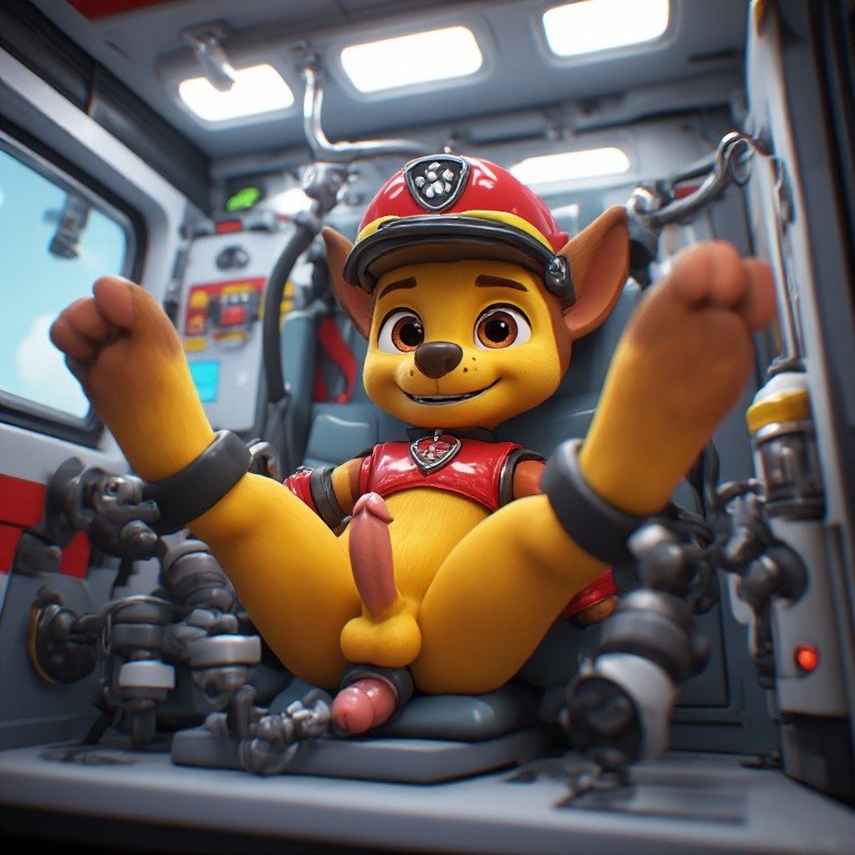 Denislhottesexe's tweet photo. Un chien sexes dans un camion ambulance (Paws patrouille) https://t.co/yaR4HGBpjG