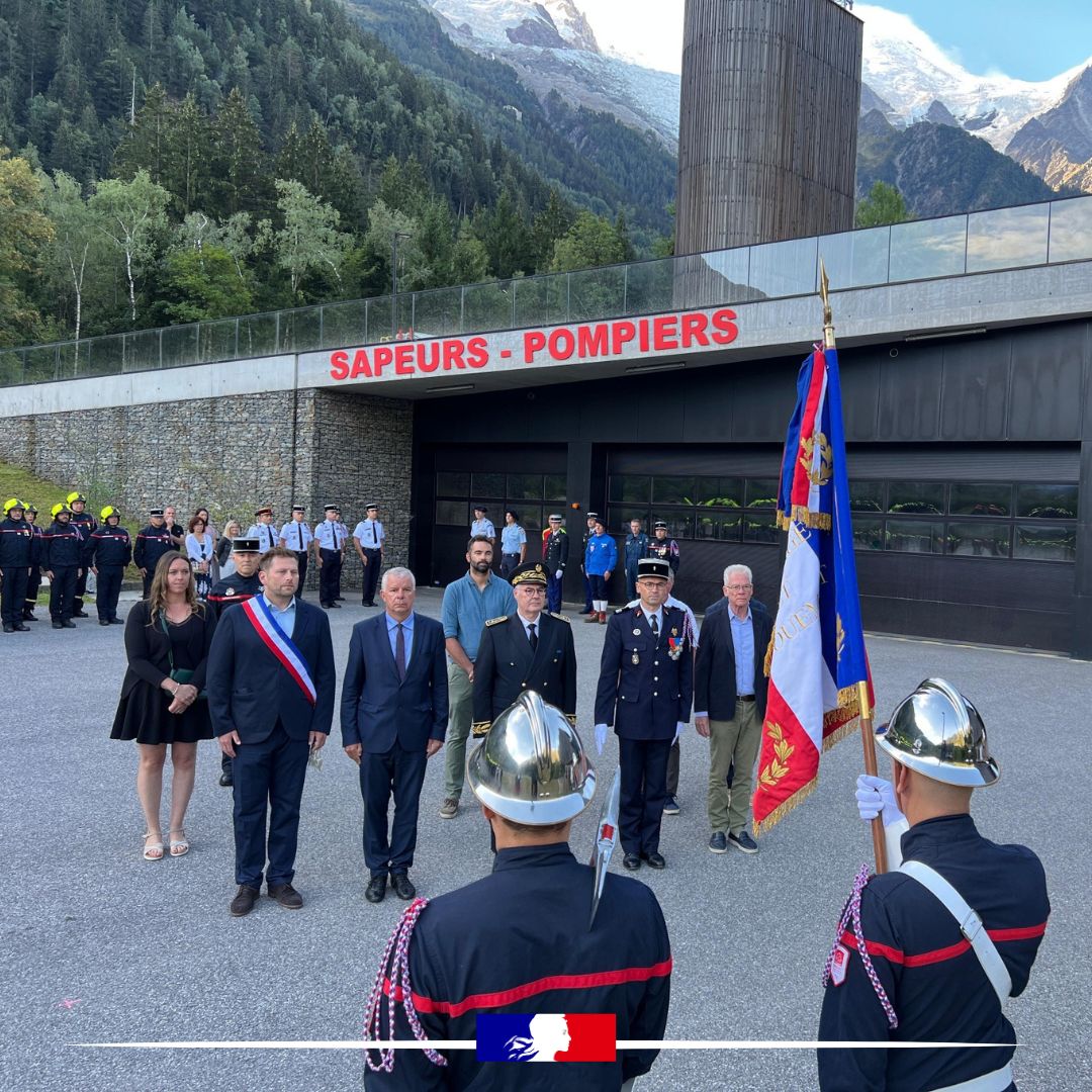 Image de Préfet de la Haute-Savoie - #Cérémonie 🚒| Le samedi 5 septembre, s'est déroulée la cérémonie de passation de commandement du ce