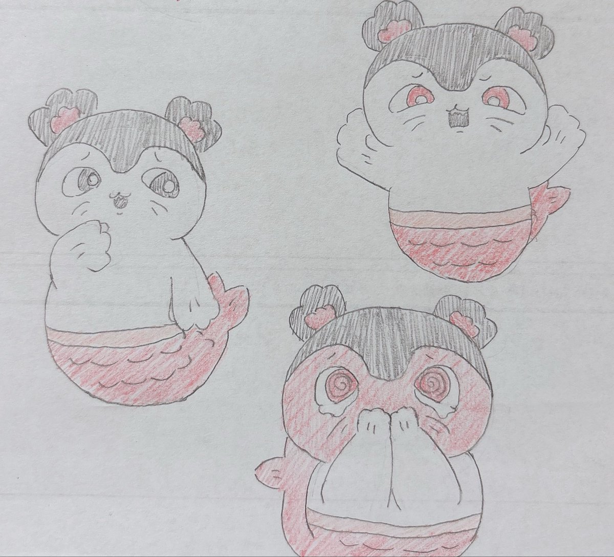 Kabe_033's tweet photo. 初めてちいか���のセイレーンを描いてみた✍🏻
可愛くかけたので満足🥰
イラスト初心者なのでお手柔らかに😇🙏🏻 https://t.co/I26lkr9zm3